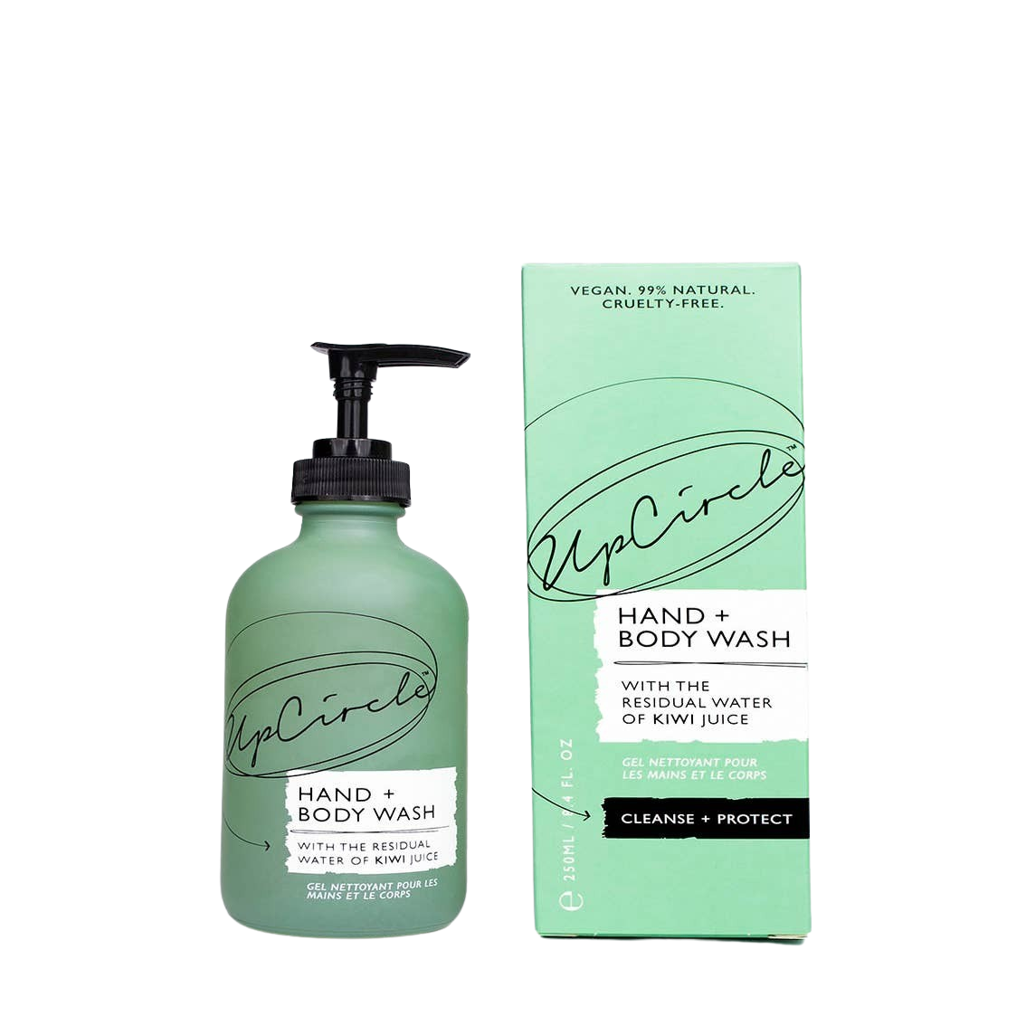 Load image into Gallery viewer, UpCircle Hand + Body Wash with Lemongrass + Kiwi
