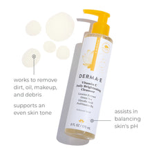 Load image into Gallery viewer, Derma E Vitamin C Daily Brightening Cleanser
