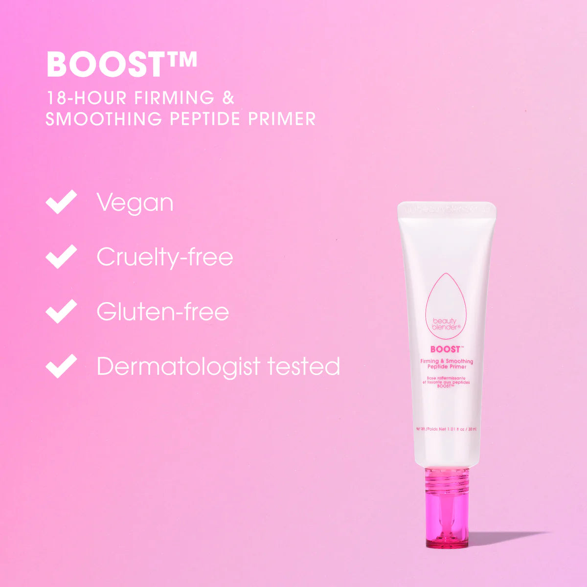 Load image into Gallery viewer, BeautyBlender Boost 18-hour Firming &amp; Smoothing Peptide + Ceramide Primer
