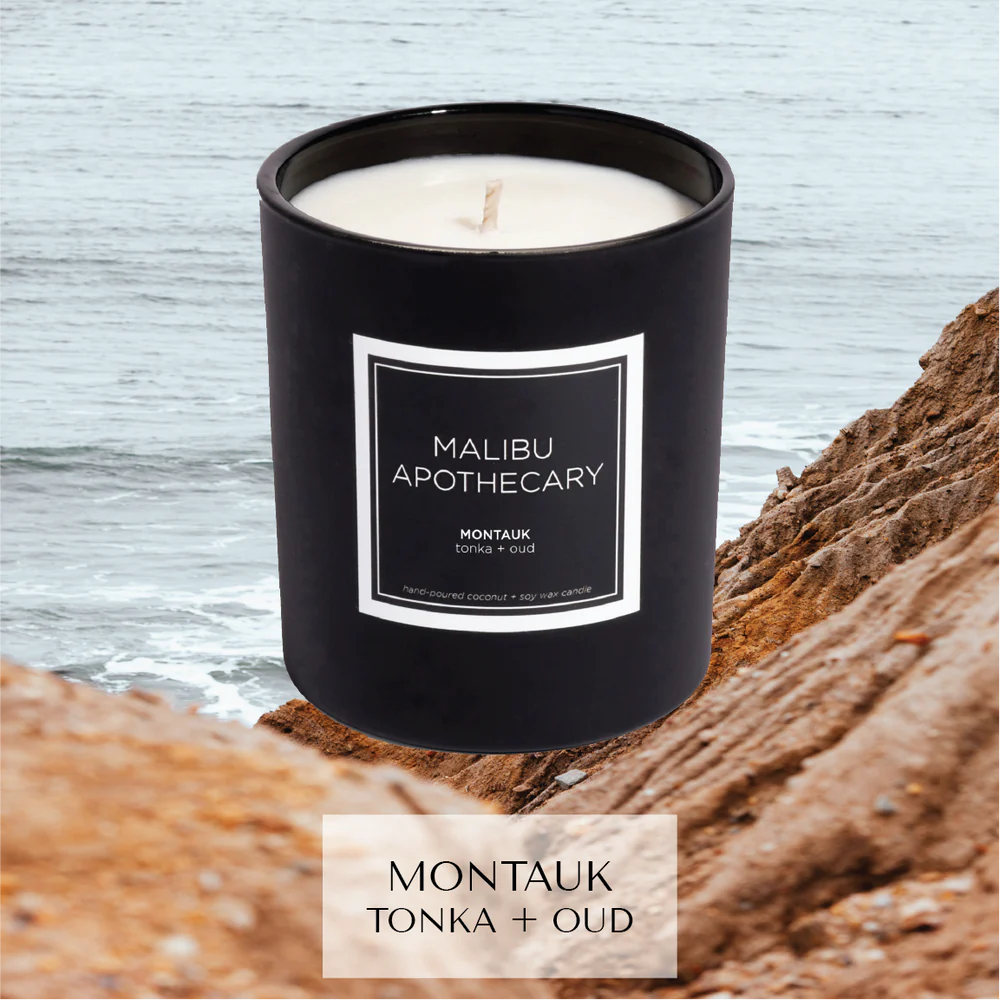 Load image into Gallery viewer, Malibu Apothecary Montauk: Tona &amp; Oud Scented Candle
