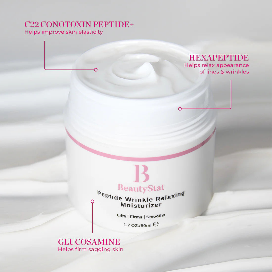 Load image into Gallery viewer, BeautyStat Peptide Wrinkle Relaxing Moisturizer
