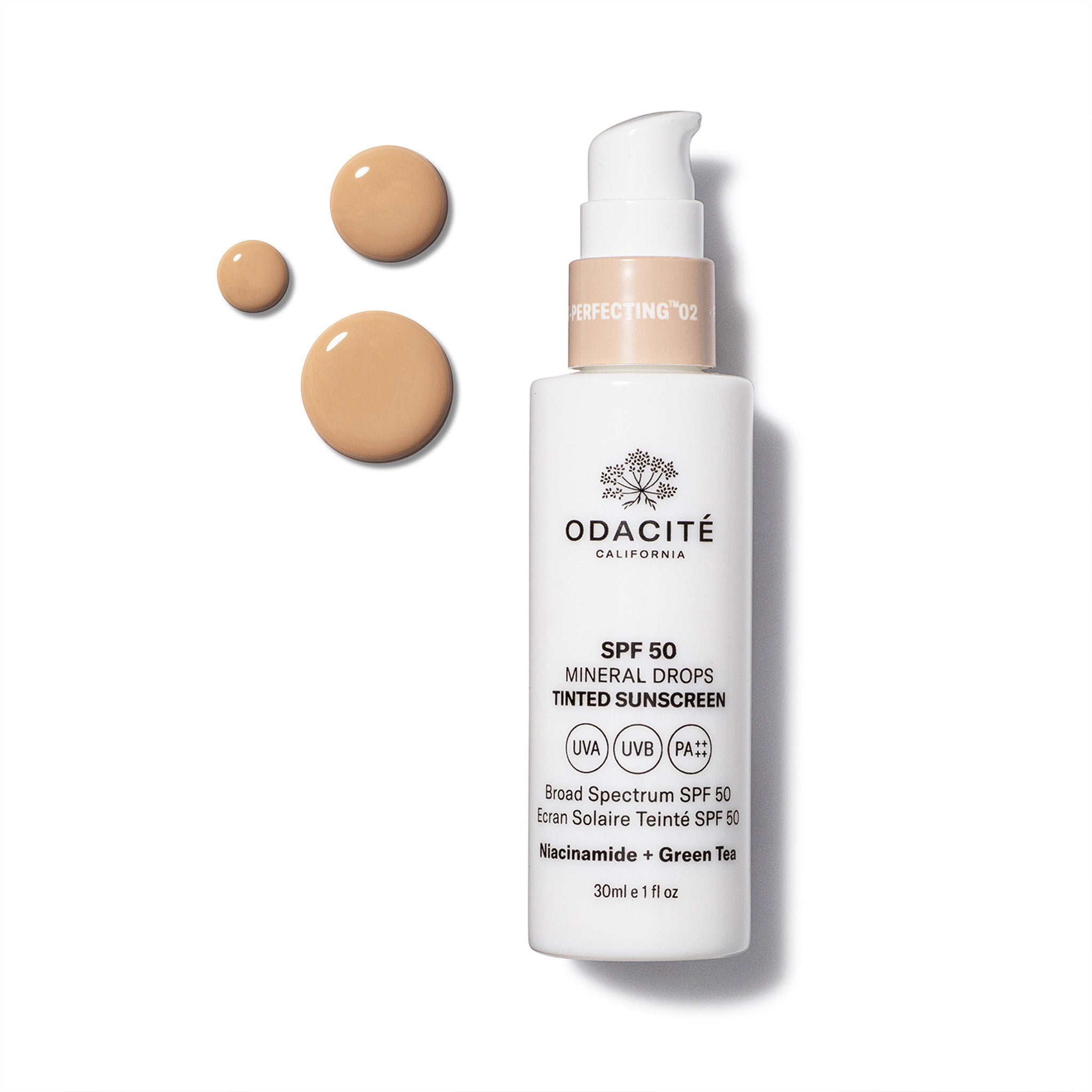 Load image into Gallery viewer, Odacité SPF 50 Flex-Perfecting® Mineral Drops Tinted Sunscreen
