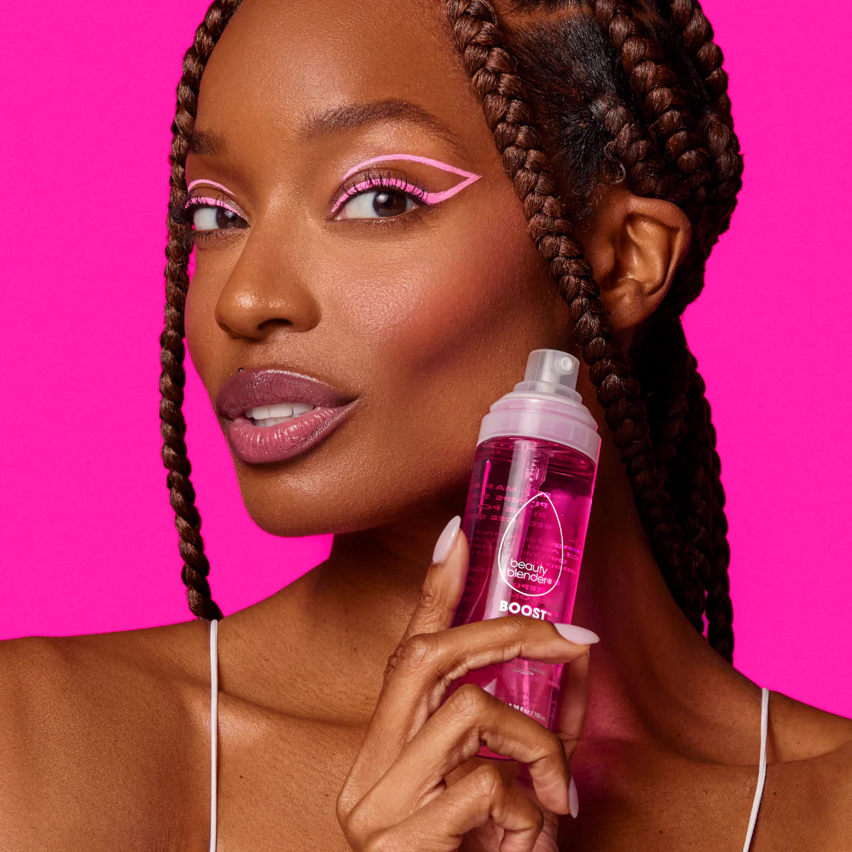 Load image into Gallery viewer, BeautyBlender Boost 4-in-1 Firming Peptide 18-Hour Setting Spray
