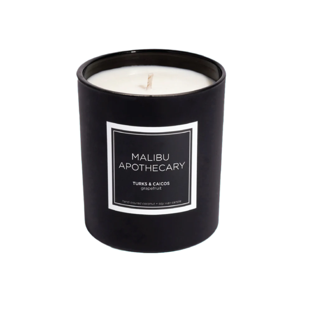 Load image into Gallery viewer, Malibu Apothecary Turks &amp; Caicos: Grapefruit Scented Candle
