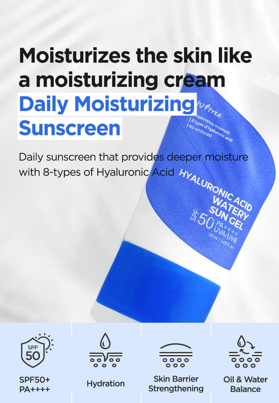 Load image into Gallery viewer, Isntree Hyaluronic Acid Watery Sun Gel Spf 50
