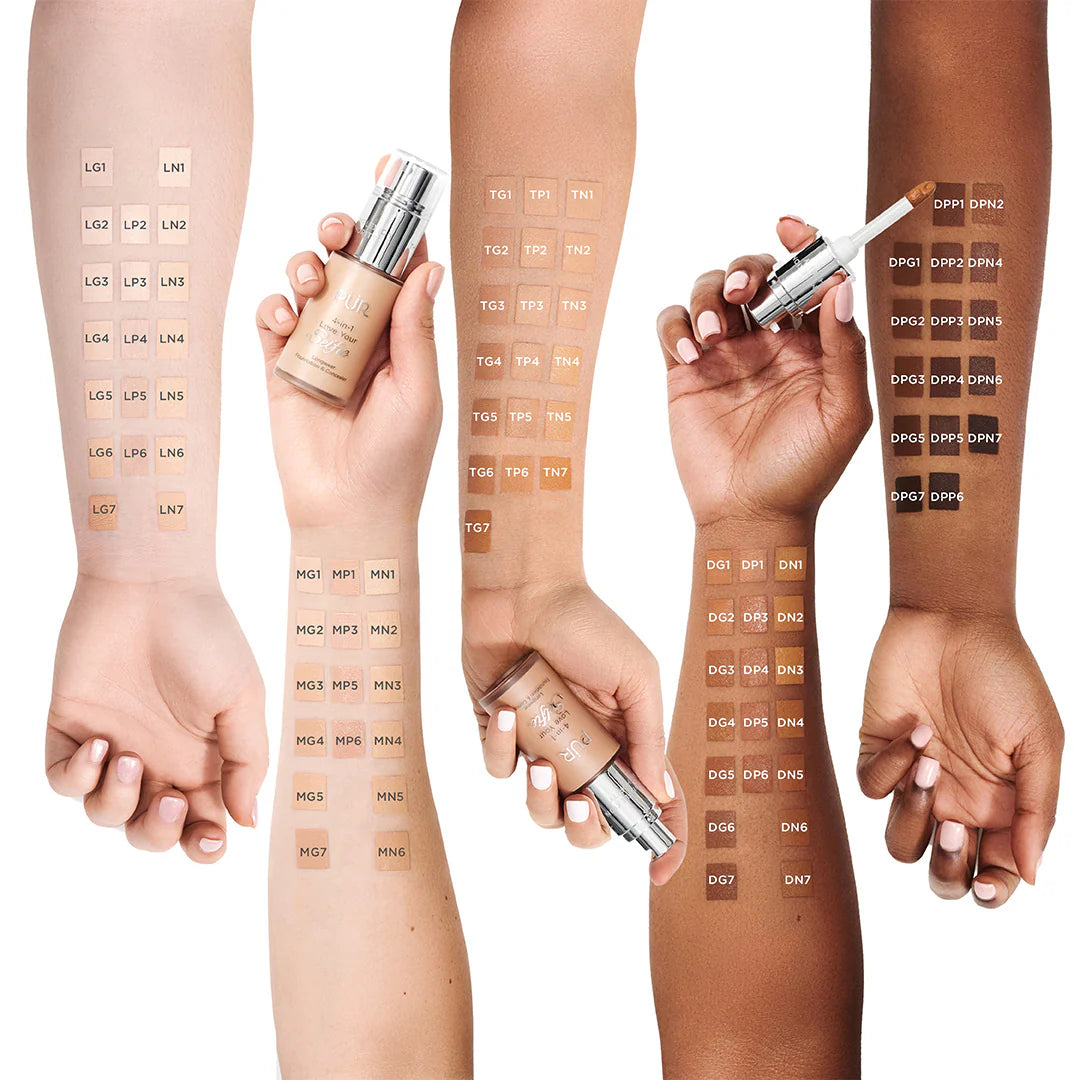 Load image into Gallery viewer, PÜR 4-in-1 Love Your Selfie Longwear Foundation &amp; Concealer Deep/Dark Shades
