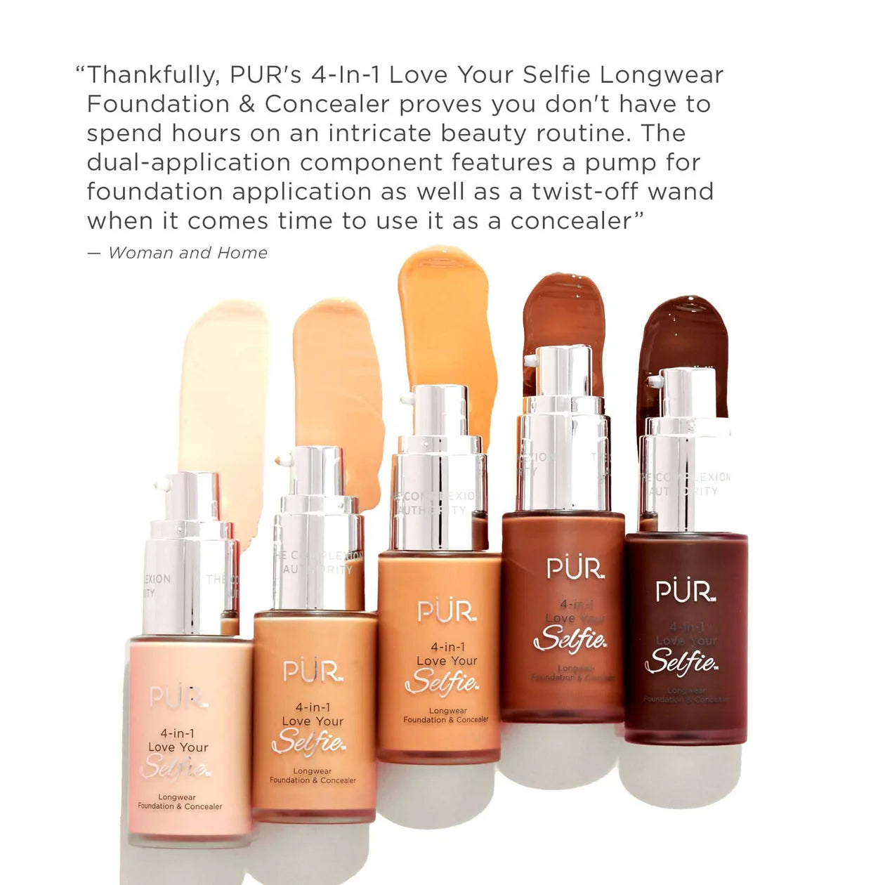 Load image into Gallery viewer, PÜR 4-in-1 Love Your Selfie Longwear Foundation &amp; Concealer Deep/Dark Shades
