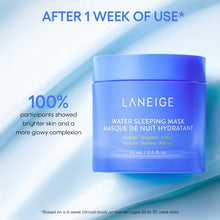 Load image into Gallery viewer, LANEIGE Water Sleeping Mask Brighten Hydrate Lotion Gel
