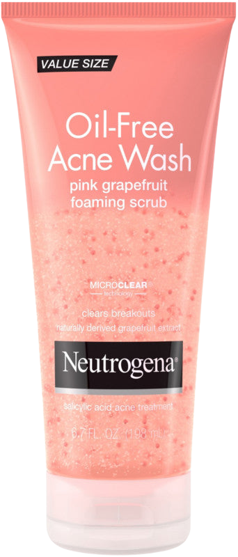 Load image into Gallery viewer, Neutrogena Pink Grapefruit Oil-Free Acne Wash Foaming Scrub
