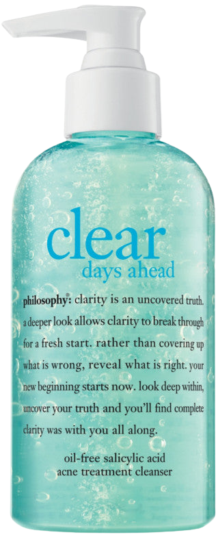Philosophy Clear Days Ahead Oil-Free Salicylic Acid Acne Treatment Cleanser