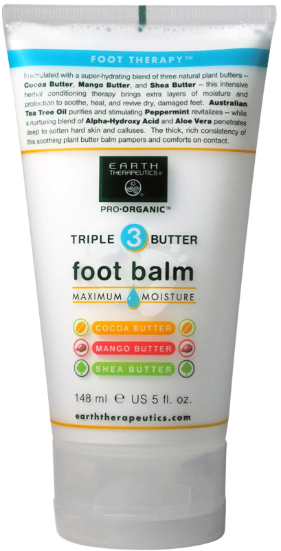 Earth Therapeutics Triple Butter Intensive Foot Balm