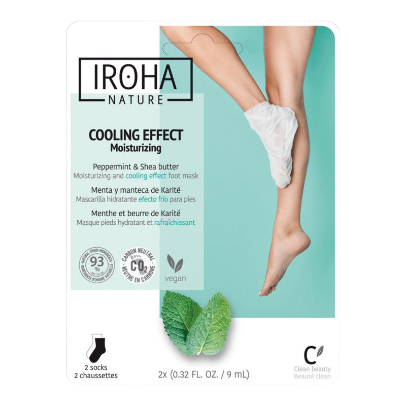 IROHA Cooling Peppermint Foot Mask Socks
