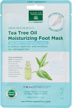 Load image into Gallery viewer, Earth Therapeutics Tea Tree Oil Moisturizing Foot Mask
