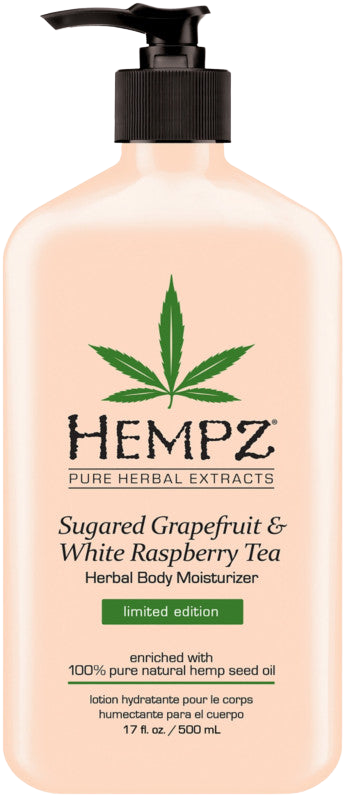Load image into Gallery viewer, Hempz Sugared Grapefruit &amp; White Raspberry Tea Herbal Body Moisturizer
