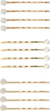 Load image into Gallery viewer, Scunci Gold Bobby Pin Set 12 Pieces

