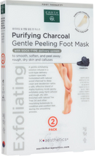 Load image into Gallery viewer, Earth Therapeutics Purifying Charcoal Gentle Peeling Foot Mask
