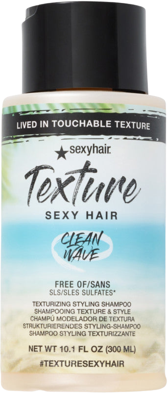 Sexy Hair Clean Wave Texturizing Styling Shampoo