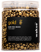Load image into Gallery viewer, Wakse Mini Gold Hard Wax Beans
