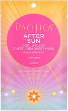 Load image into Gallery viewer, Pacifica Sea &amp; C After Sun Cool &amp; Glow Chest Area Sheet Mask
