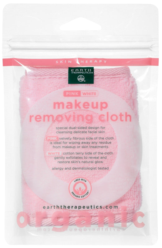 Earth Therapeutics Pink/White Makeup Removing Cloth
