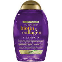 Load image into Gallery viewer, OGX Biotin &amp; Collagen Extra Volume Extra Strength Shampoo
