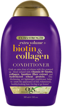 Load image into Gallery viewer, OGX Biotin &amp; Collagen Extra Volume Extra Strength Conditioner
