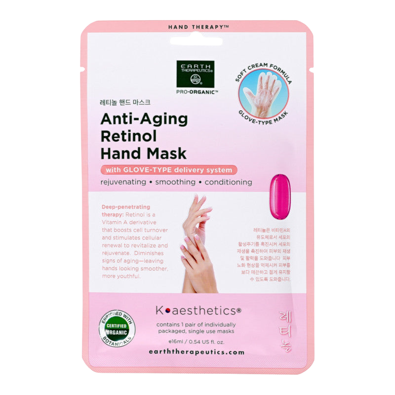 Earth Therapeutics Hand Mask Anti Aging Retinol