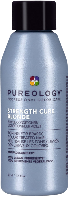 Load image into Gallery viewer, Pureology Travel Size Strength Cure Blonde Purple Conditioner
