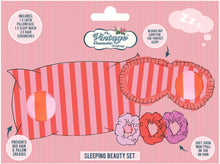 Load image into Gallery viewer, The Vintage Cosmetic Company Candy Stripe Sleeping Beauty Set
