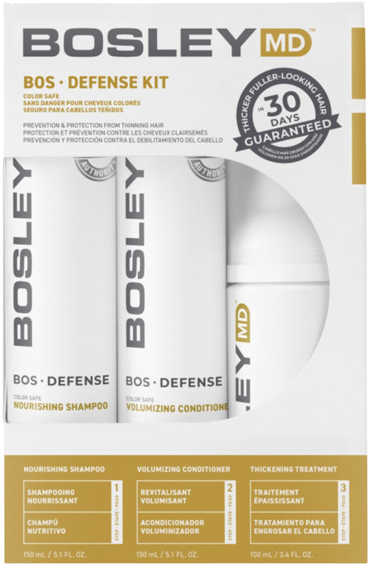Bosley BosDefense Color Safe 30 Day Kit