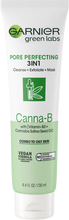 Load image into Gallery viewer, Garnier Green Labs Canna-B Pore Perfecting 3IN1 Cleanse + Exfoliate + Mask
