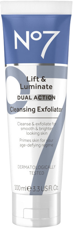 Load image into Gallery viewer, No7 Lift &amp; Luminate Dual Action Cleansing Exfoliator
