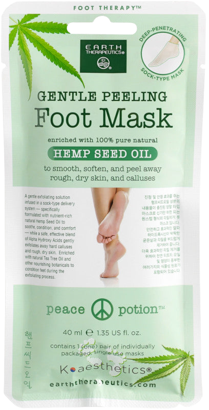 Earth Therapeutics Gentle Peeling Foot Mask