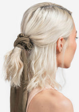 Load image into Gallery viewer, Kitsch Moss Crepe Scarf Scrunchie
