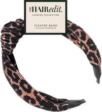 Load image into Gallery viewer, The Hair Edit Leopard Pleated Band Headband
