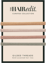 Load image into Gallery viewer, The Hair Edit Metallic Gilded Threads Hair Ties

