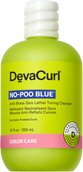 DevaCurl NO-POO BLUE Anti-Brass Zero Lather Toning Cleanser
