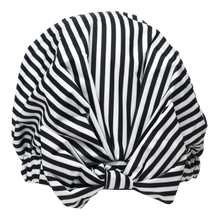 Load image into Gallery viewer, Kitsch Striped Luxe Shower Cap

