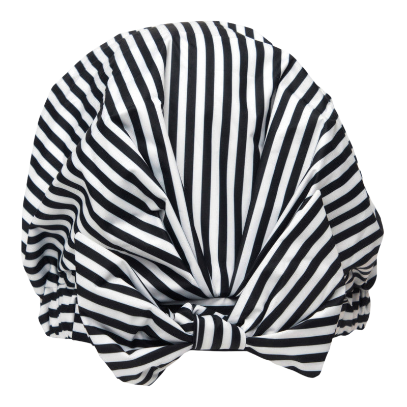 Kitsch Striped Luxe Shower Cap