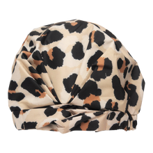 Load image into Gallery viewer, Kitsch Leopard Luxe Shower Cap
