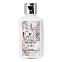 Load image into Gallery viewer, Hempz Mini Fresh Fusions Fresh Snowberry &amp; Vanilla Creme Herbal Body Creme
