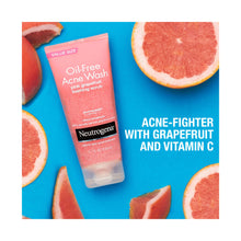 Load image into Gallery viewer, Neutrogena Pink Grapefruit Oil-Free Acne Wash Foaming Scrub
