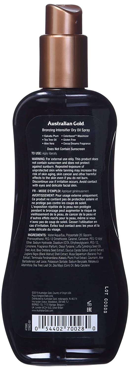 Load image into Gallery viewer, Australian Gold Bronzing Dry Oil Spray Intensifier
