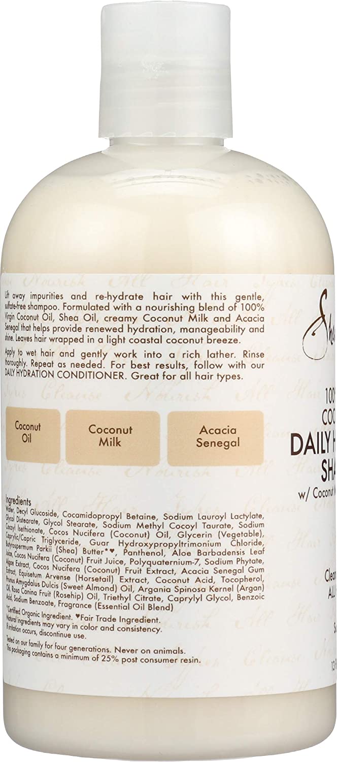 Load image into Gallery viewer, SheaMoisture 100% Virgin Coconut Oil Daily Hydration Shampoo
