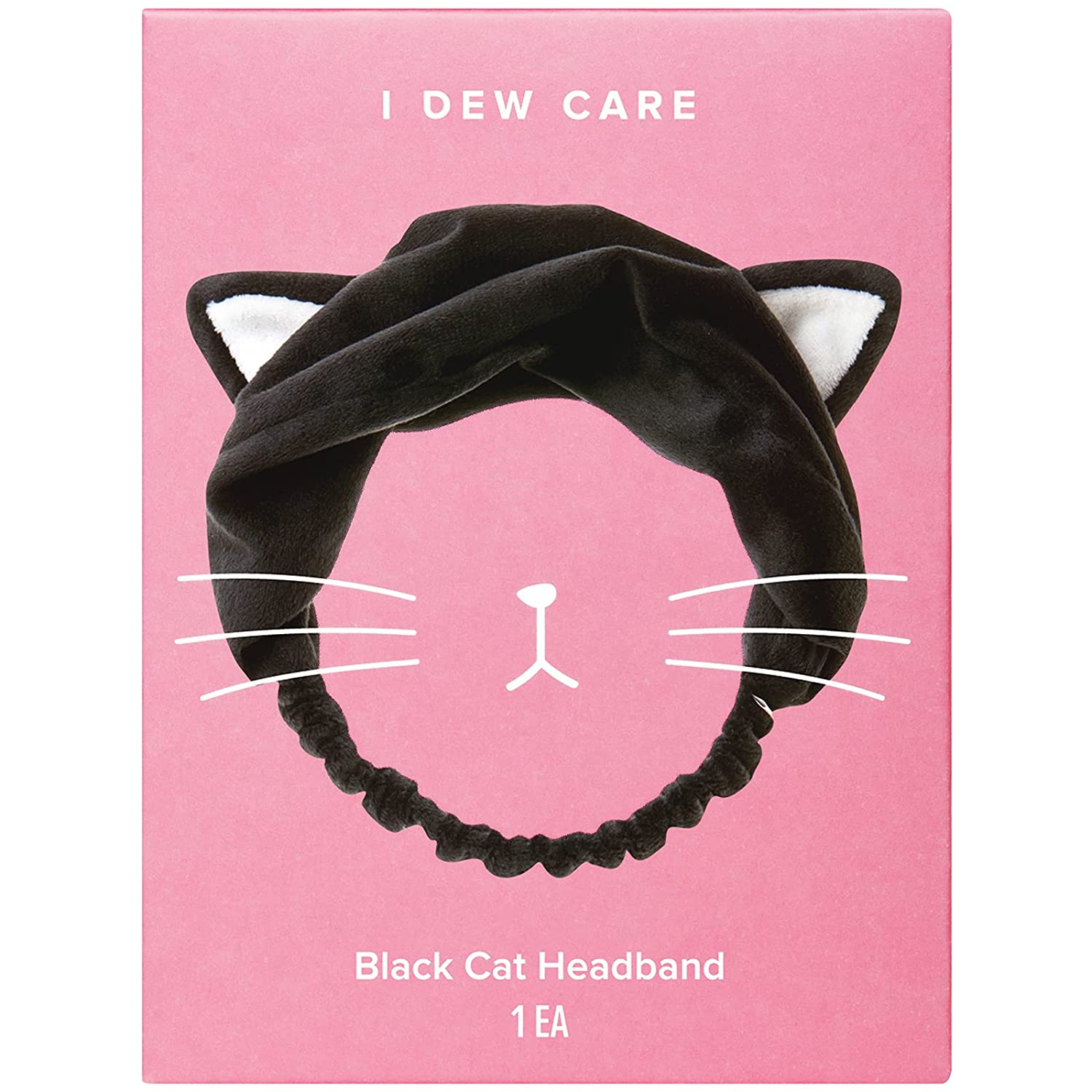 Load image into Gallery viewer, I Dew Care Black Cat Headband
