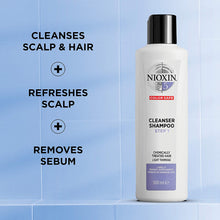 Load image into Gallery viewer, Nioxin Cleanser Shampoo, System 5 (Chemically Treated/Bleached Hair/Normal to Light Thinning)
