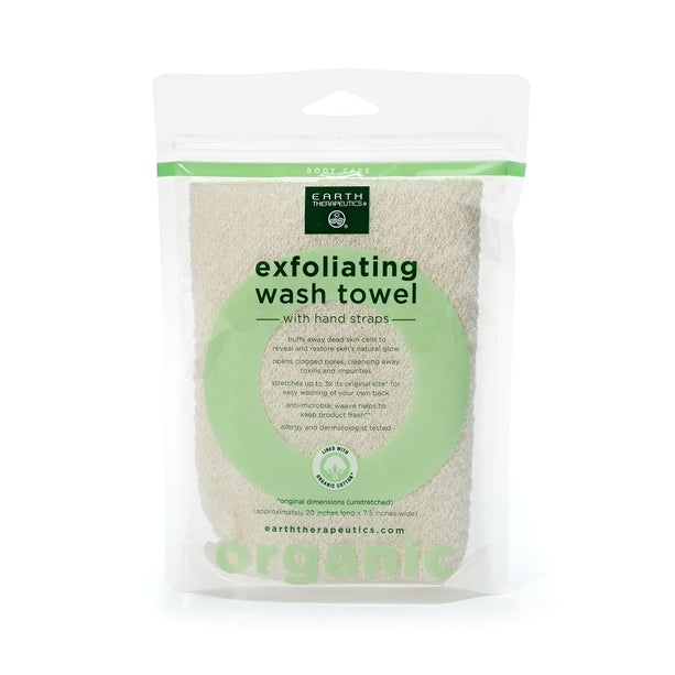 Load image into Gallery viewer, Earth Therapeutics Organic Cotton Exfoliating Body Towel
