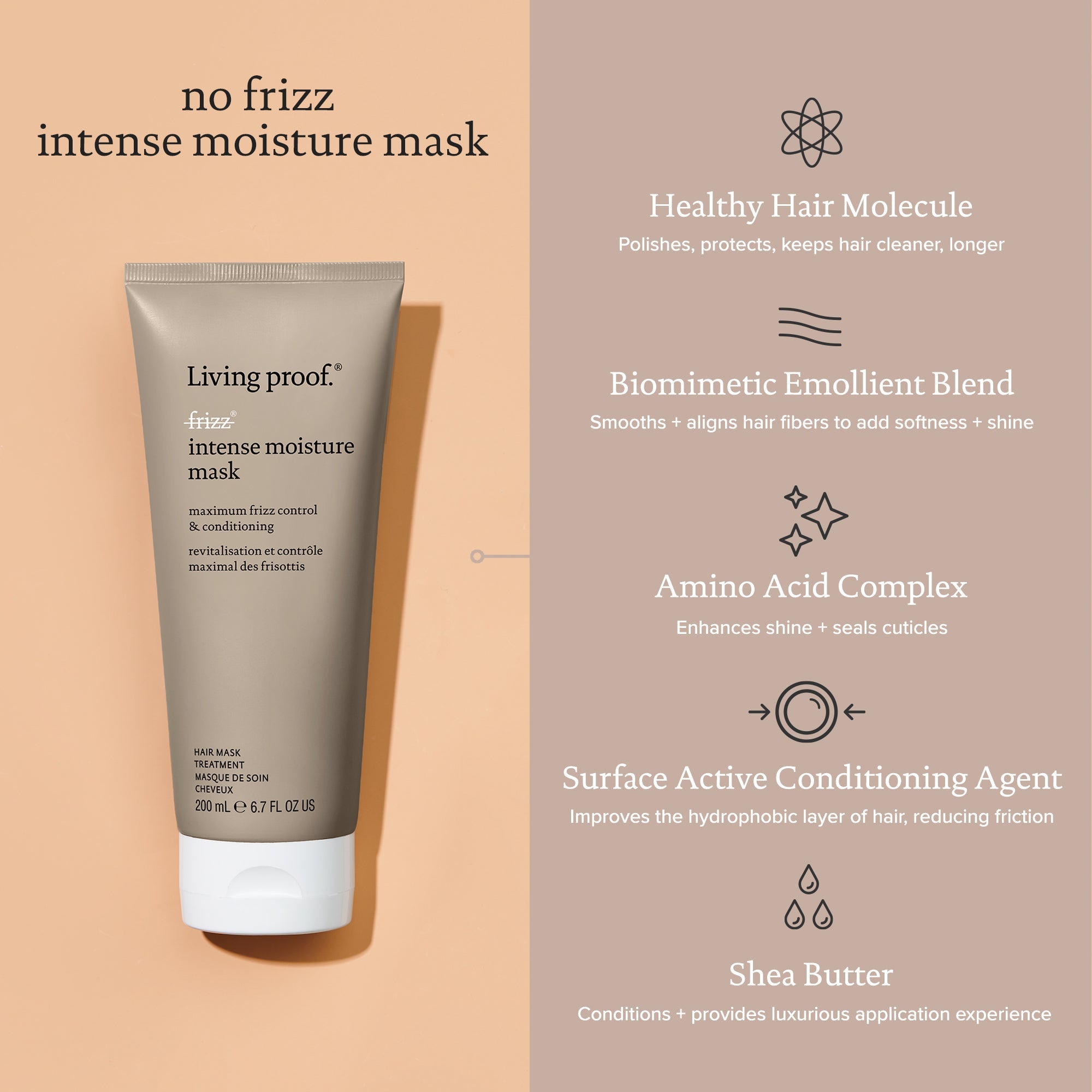 Load image into Gallery viewer, Living Proof No frizz Intense Moisture Hair Mask
