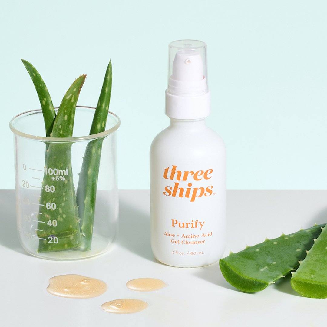 Load image into Gallery viewer, Three Ships Purify Aloe + Amino Acid Cleanser
