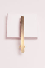 Load image into Gallery viewer, The Hair Edit Gold Slim Metallic Barrette
